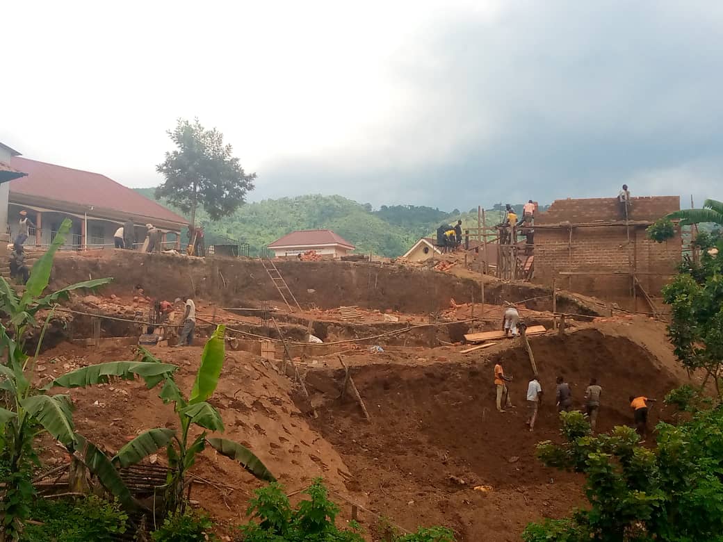 ground breaking -Bwindi Eco Vocational School